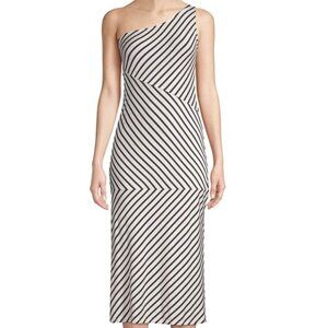 Rachel Pally Women's Nikolla Dress, Black/White Stripe, M